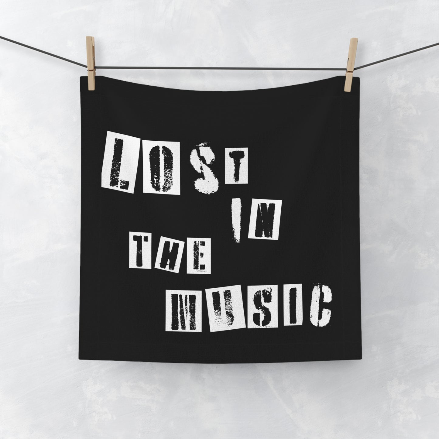 Lost in the music Face Towel | Ideal for musicians | weightlifting