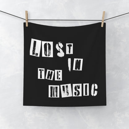 Lost in the music Face Towel | Ideal for musicians | weightlifting