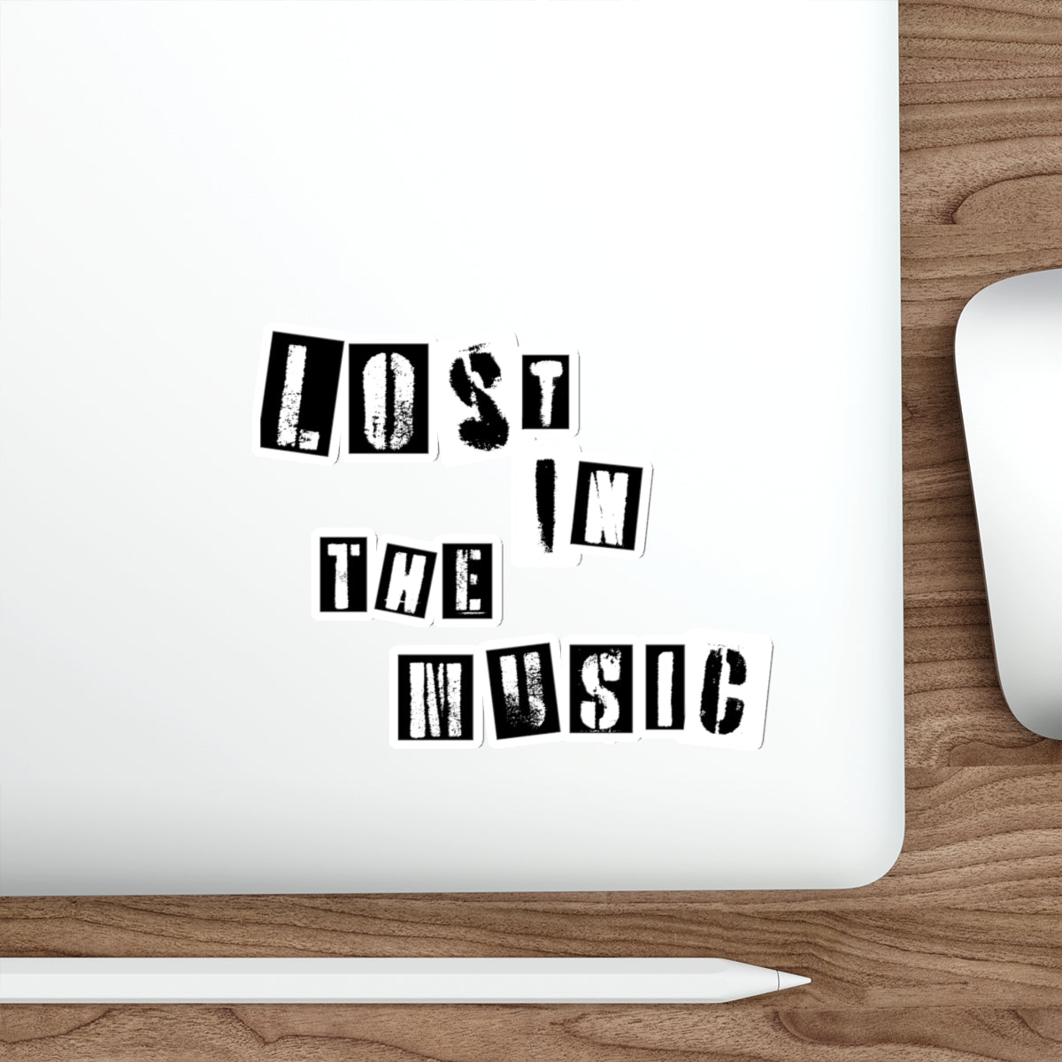 Lost in the music stickers