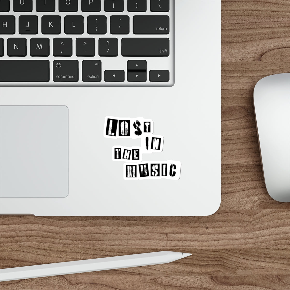 Lost in the music stickers