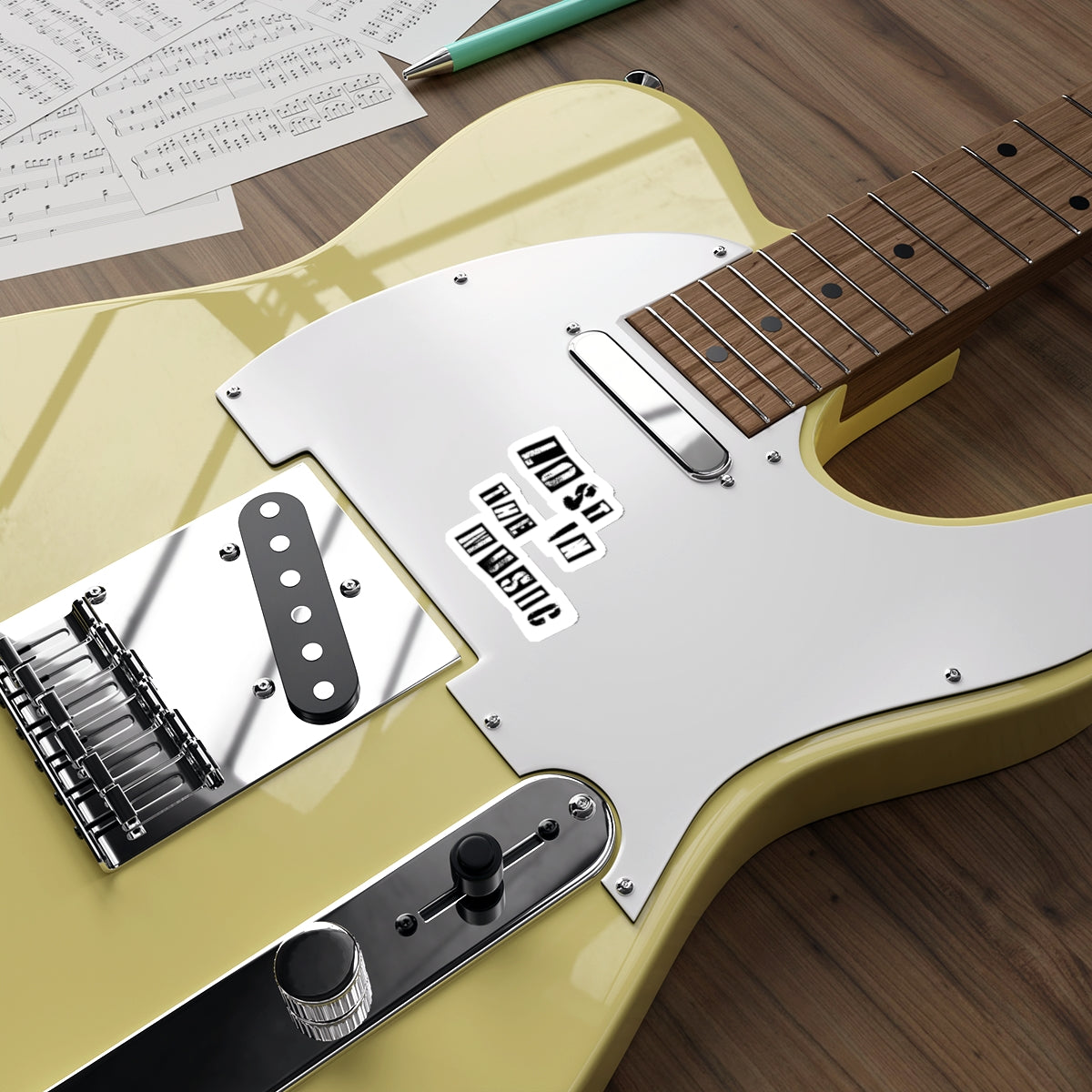 Lost in the music stickers