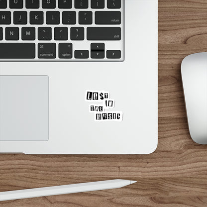 Lost in the music stickers