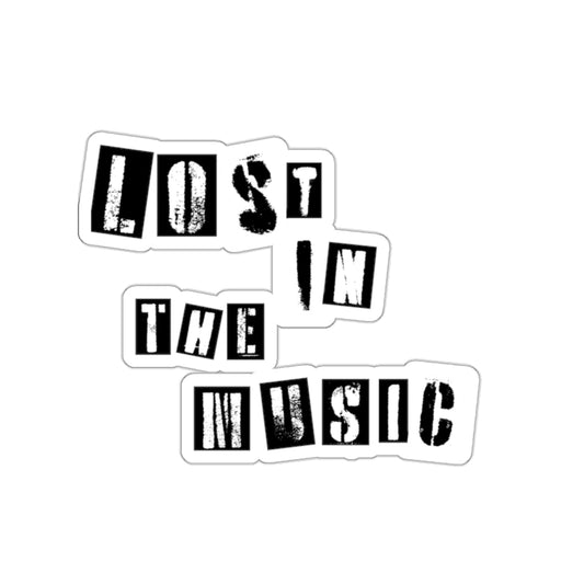 Lost in the music stickers