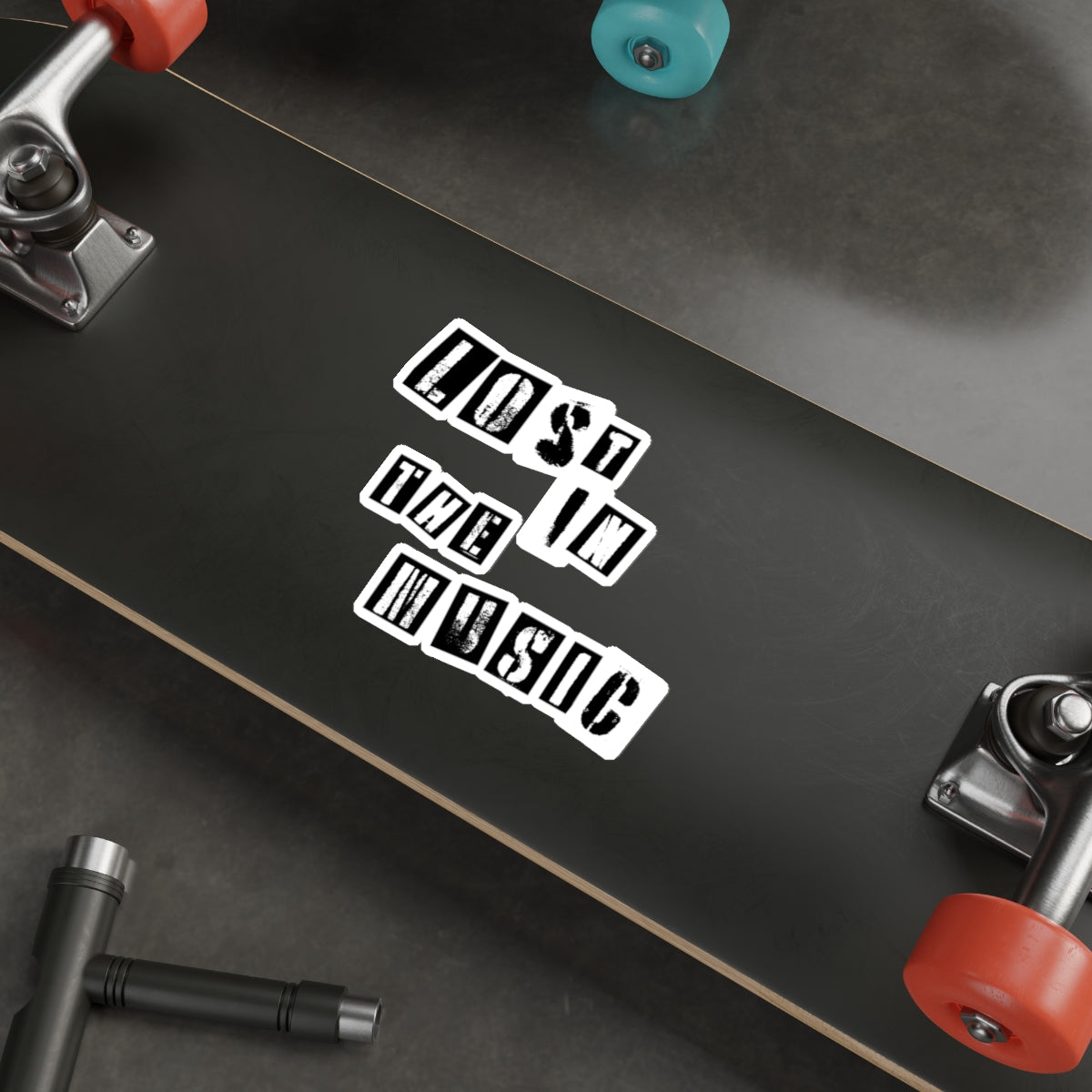 Lost in the music stickers