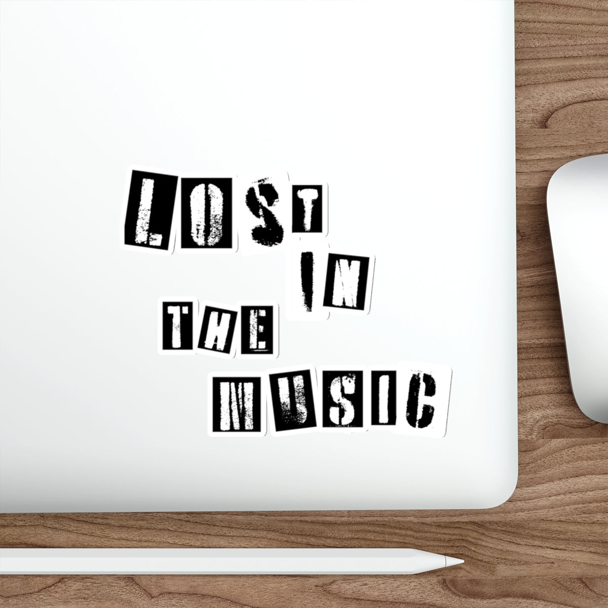 Lost in the music stickers